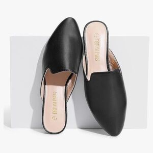 Pointed Toe Backless Loafers